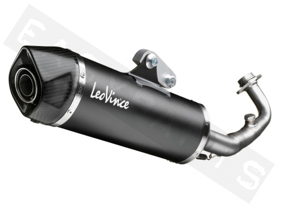 Exhaust LEOVINCE SBK Nero Stainless Steel Forza 125i E4 2017-> (racing)